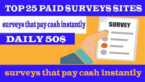 Surveys That Pay Cash Instantly Top 30 Best Paid Surveys Sites In 2020