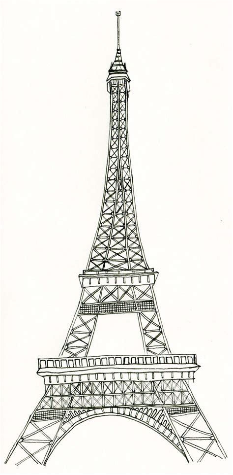 printable eiffel tower coloring pages  kids
