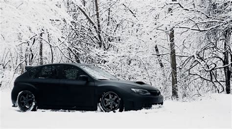 Custom Subaru Wrx Sti In The Snow Video