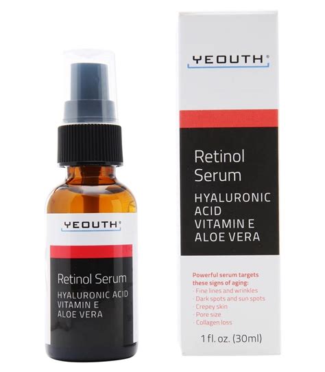 You can also get a serum that contains both retinol and hyaluronic acid — like these. YEOUTH - YEOUTH Retinol Serum 2.5% with Hyaluronic Acid ...