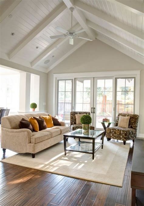 45 Amazing White Wood Beams Ceiling Ideas For Cottage Farm House