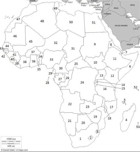 Africa Map Unlabeled Blank Map Of Africa Pdf Maping Resources By
