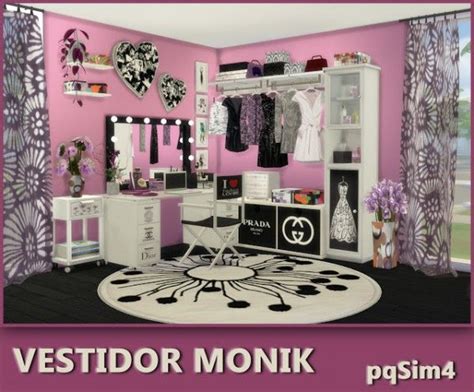 Pqsims4 Dressing Roommonik • Sims 4 Downloads Sims 4 Beds Sims 4