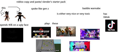 Slender Starter Pack Rstarterpacks Starter Packs Know Your Meme
