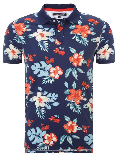 Get the best deals on floral suits & blazers for men. Tommy Hilfiger Reese Tropical Flower Polo Shirt in ...