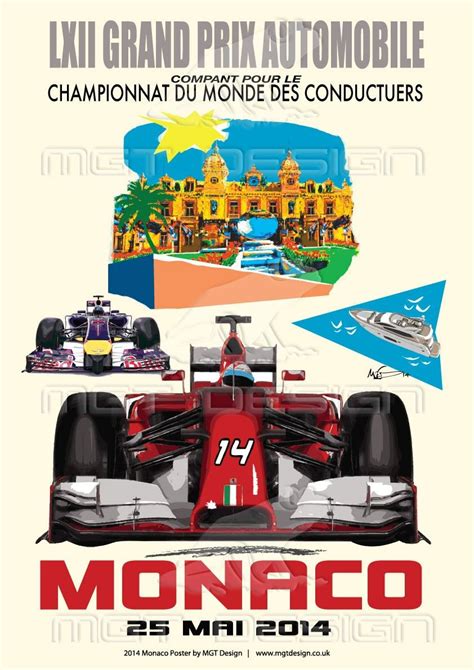 Вторым к финишу приехал британец льюис хэмилтон. Pin by Ivy Roush on F1 | Monaco grand prix posters, Monaco ...