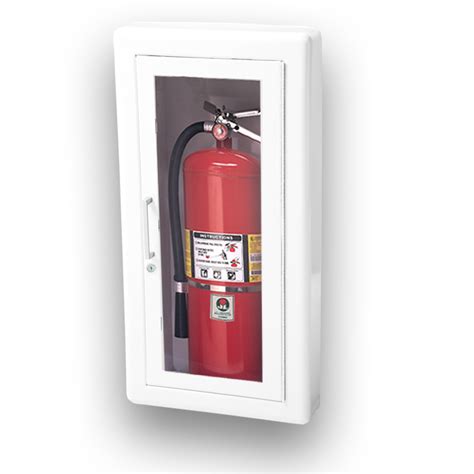 The jl industries cavalier fire extinguisher cabinet will add a touch of elegance to your project with our standard cabinet trim in an upscale finish. JL Ambassador 1016G10 Semi-Recessed 10 lbs. Fire ...