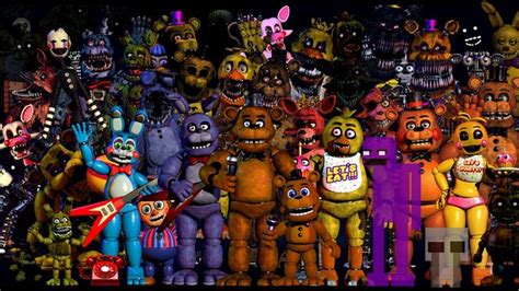 Printable five nights at freddys fnaf coloring page. Five Night At Freddy's All Characters by Ultrinik on ...