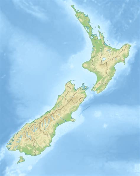 270 000 km2 nom des habitants : Nouvelle-Zélande - topographique • Carte • PopulationData.net