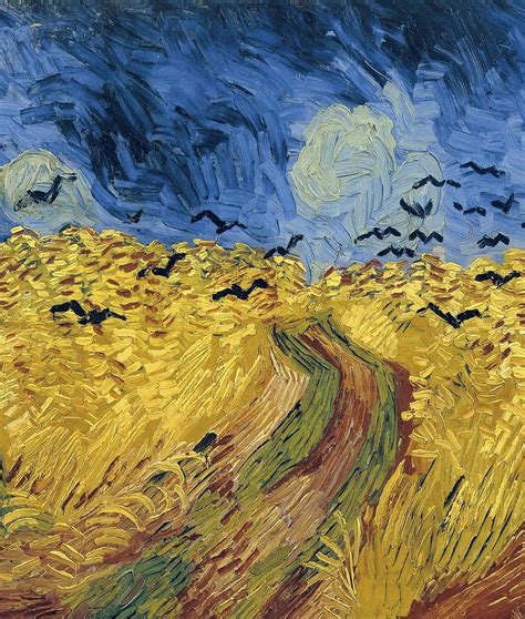 Wheatfield With Crows By Vincent Van Gogh Painting By Wheatfield With