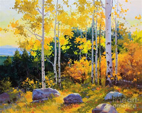 Autumn Beauty Of Sangre De Cristo Mountain Painting By Gary Kim