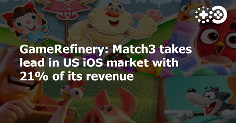 Gamerefinery Match3 Takes Lead In Us Ios Market With 21 Of Its