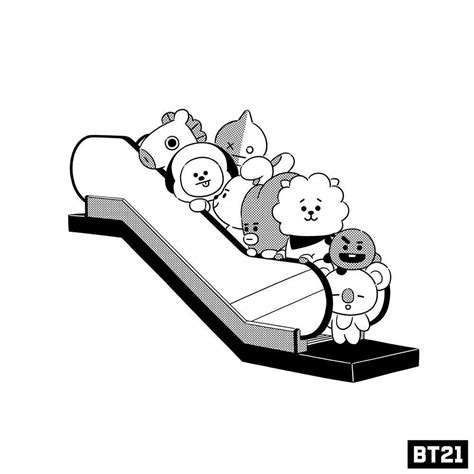 Bt21 coloring pages for bts fans kpop army lovers by kim soo bin paperback $6.99. BT21 ILLUSTRATIONS (Sep 1-23, 2018) | BTS Amino
