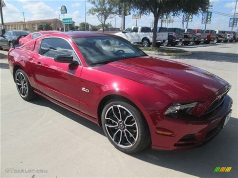 2014 Ruby Red Ford Mustang Gt Coupe 96805038 Car