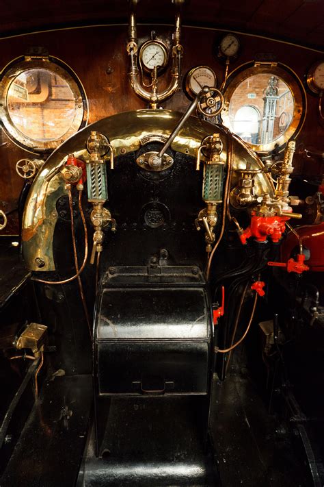 The steam engine may seem like a relic of the past. Inside The Cab Of A Steam Engine Free Stock Photo - Public ...