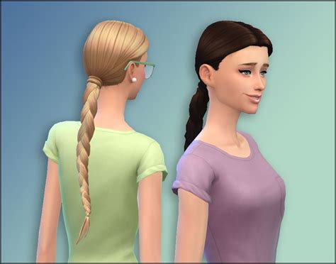 Sims 4 Cc Hair Braids Aslword