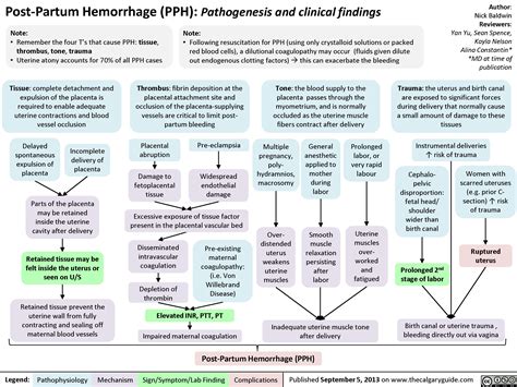 Postpartum Hemorrhage Concept Map
