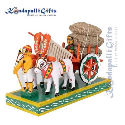 Multicolor Wooden Kondapalli Bullock Cart At Rs 1000 In Krishna Id 27370974997