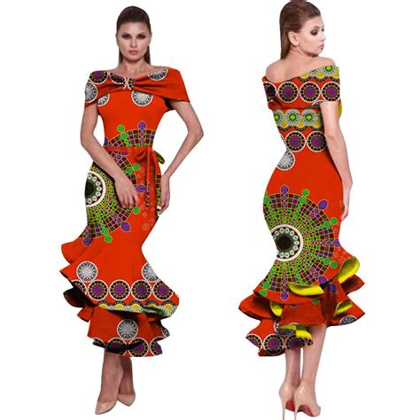 african dresses for women bazin riche style fashion party dress dashiki sexy plus size african