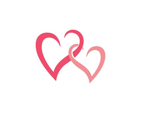 Plantilla y logotipo de corazón de amor 596434 Vector en Vecteezy