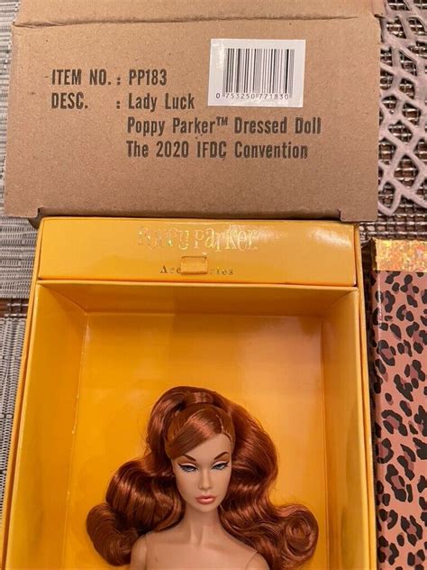Lady Luck Poppy Parker 2020 IFDC Convention NUDE Doll PRISTINE MINT IN