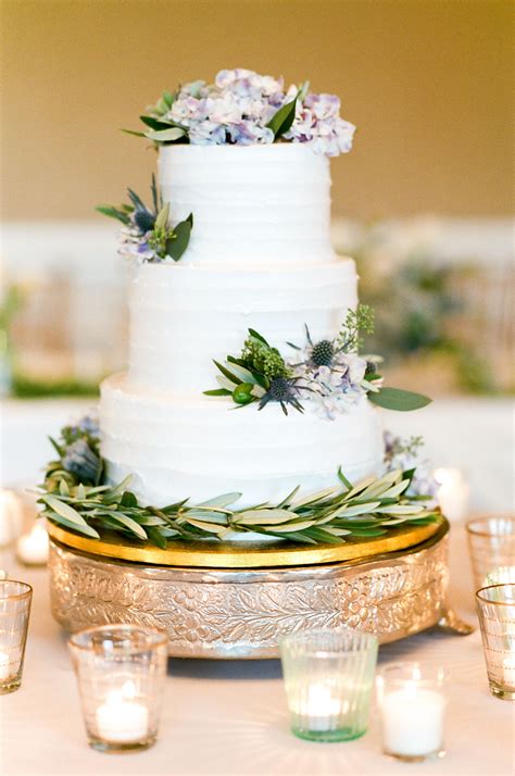 Three Tier Combed Buttercream Wedding Cake