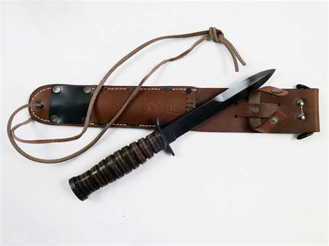 Us M3 Fighting Knife Mit M6 Lederscheide Us Kampfmesser Lomax Militaria