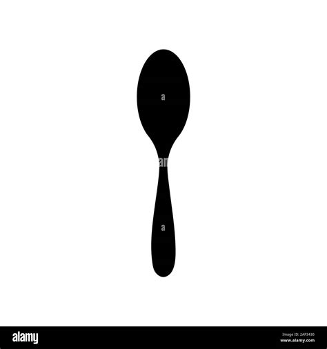 Wood Spoon Icon Simple Design Vector Eps10 Stock Vector Image And Art