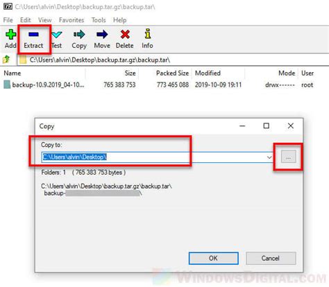 How To Open Or Extract Gz Targz Or Tar File In Windows 1110