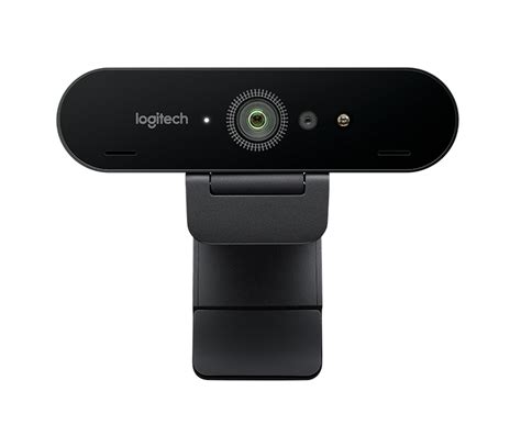 logitech brio webcam with 4k ultra hd video and rightlight 3 with hdr