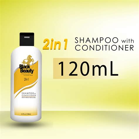 Black beauty 2-in-1 shampoo with conditioner