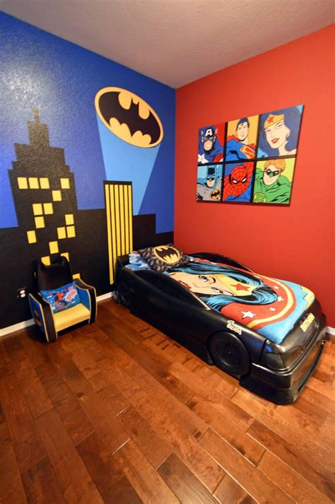 Batman Kids Room Decor Home Design Ideas