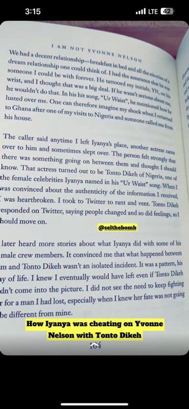 Newsdaily On Twitter Rt Newsdaily Yvonne Nelson Shares How She Found Out Iyanya
