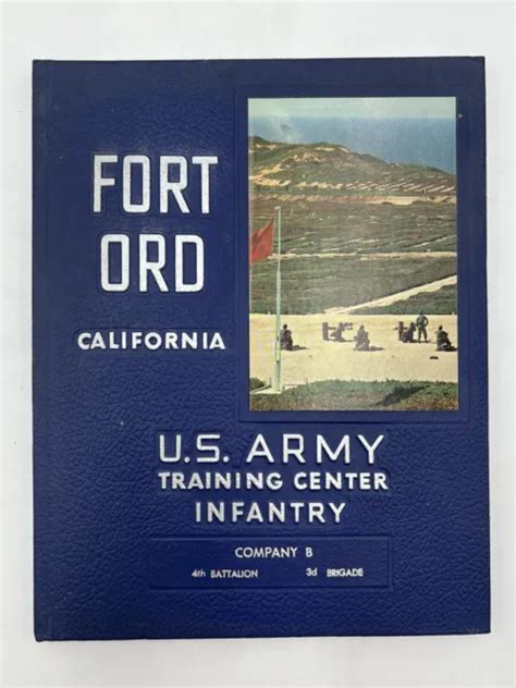 Fort Ord California Us Army Training Center Infantry Yearbook Hardcover