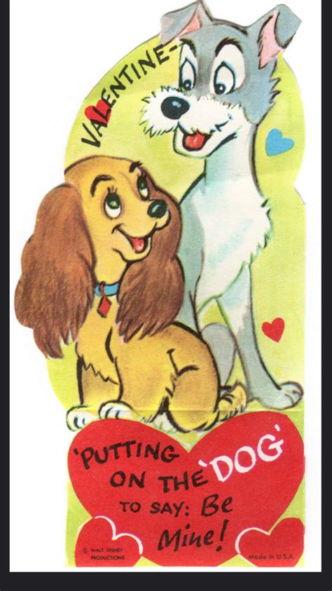 Pin By Liza Hintzman On ️ More Vintage Valentine Cards Disney