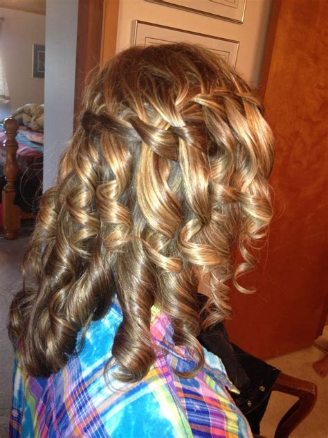 waterfall braid pretty hairstyles hairdo waterfall hair makeup braids long hair styles