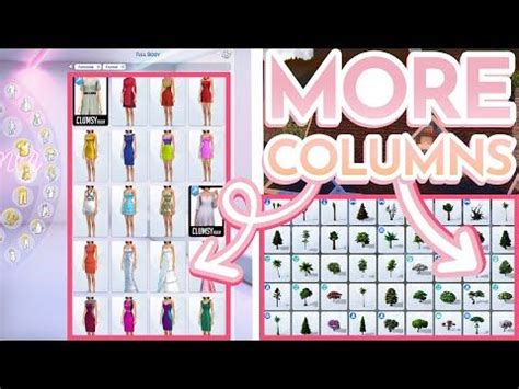 Sims 4 build mode cc • custom content downloads . How to Get MORE COLUMNS in CAS Sims 4 / BUILD MODE 2020 ...