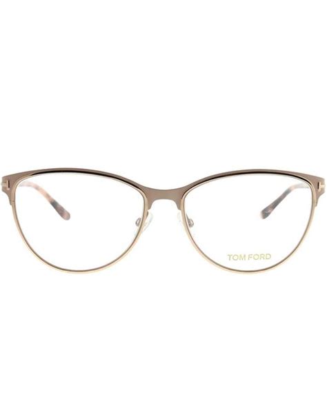 tom ford ft 5420 074 52mm cat eye eyeglasses 52mm in pink lyst