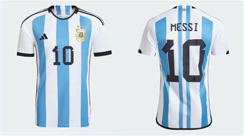 Camiseta De La Selección Argentina Mundial Qatar 2022 Adulto