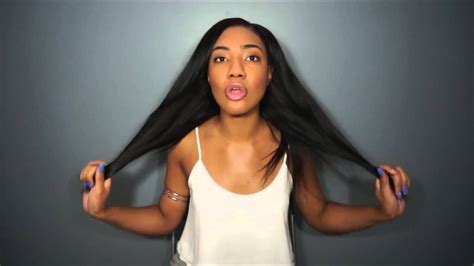 20 Inch Good Hair Weave Cc Hair Extensions Youtube