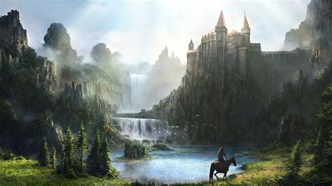 40 Fantasy Castle Wallpaper Hd Wallpapersafari