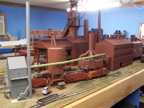 New Pictures Of My Steel Mill Sinter Plant Model Railroad Hobbyist
