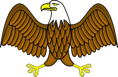 Bald Eagle And Wings Drawings Clipart Best