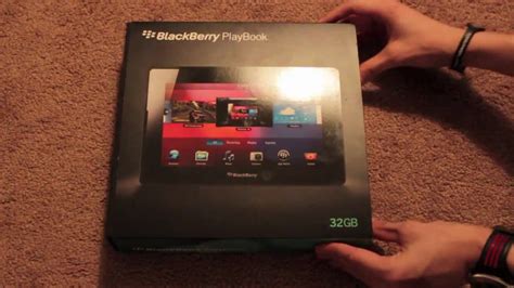 blackberry playbook 32gb unboxing youtube