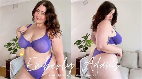 Emberly Adams Australian Brand Ambassador Plus Size Model Curvy Model Biography Wiki Youtube