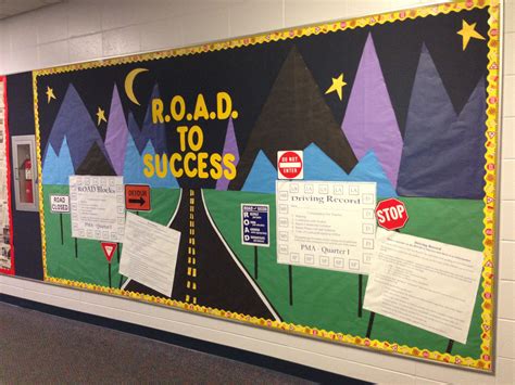 Educational Materials Road To Success School Motivational Classroom