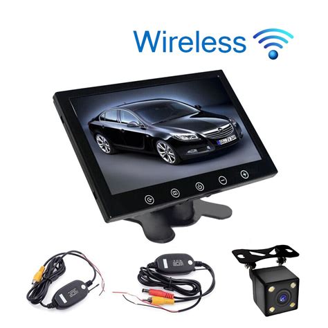 Car Styling Wireless 9 Inch Tft Lcd Touch Screen Car Monitor Display