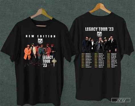 New Edition T Shirt Legacy Tour 2023 Shirt New Edition Tour Shirt