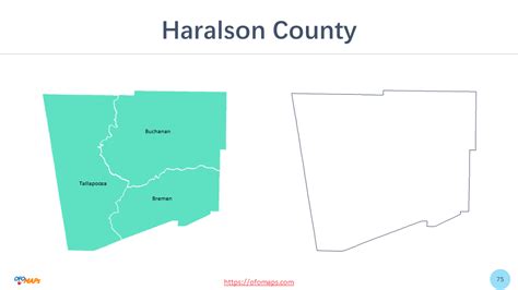 Georgiaharalsoncountymapwithcensuscountydivisions75 Ofo Maps