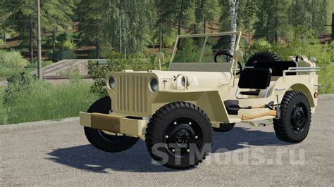 Скачать мод Jeep Willys версия 1000 для Farming Simulator 2019 V17x
